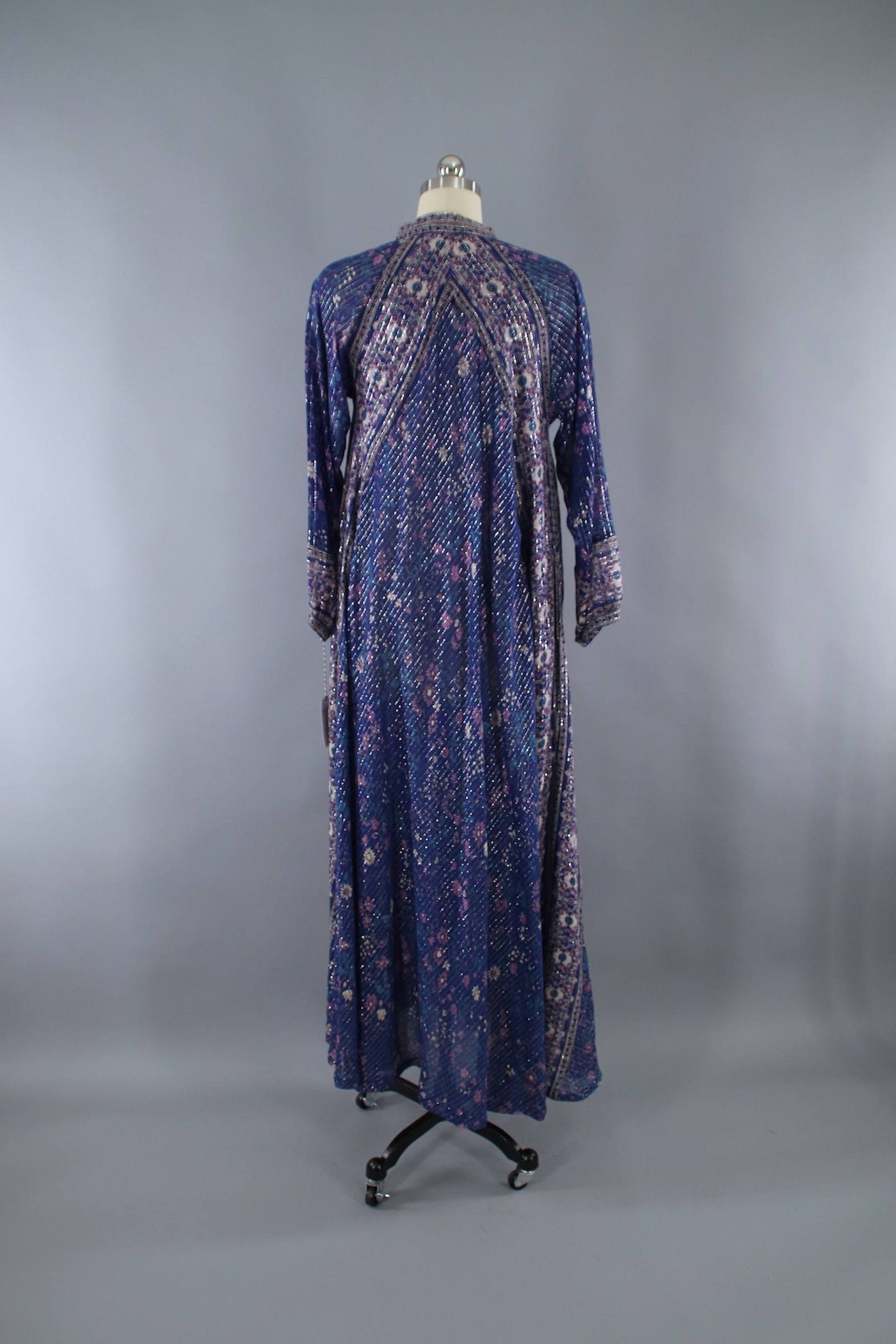Vintage 1970s Indian Cotton Maxi Dress / OH CALCUTTA - ThisBlueBird