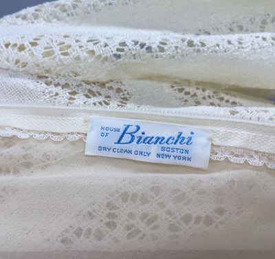 Vintage 1970s Lace Dress / Ivory Bohemian Wedding - ThisBlueBird