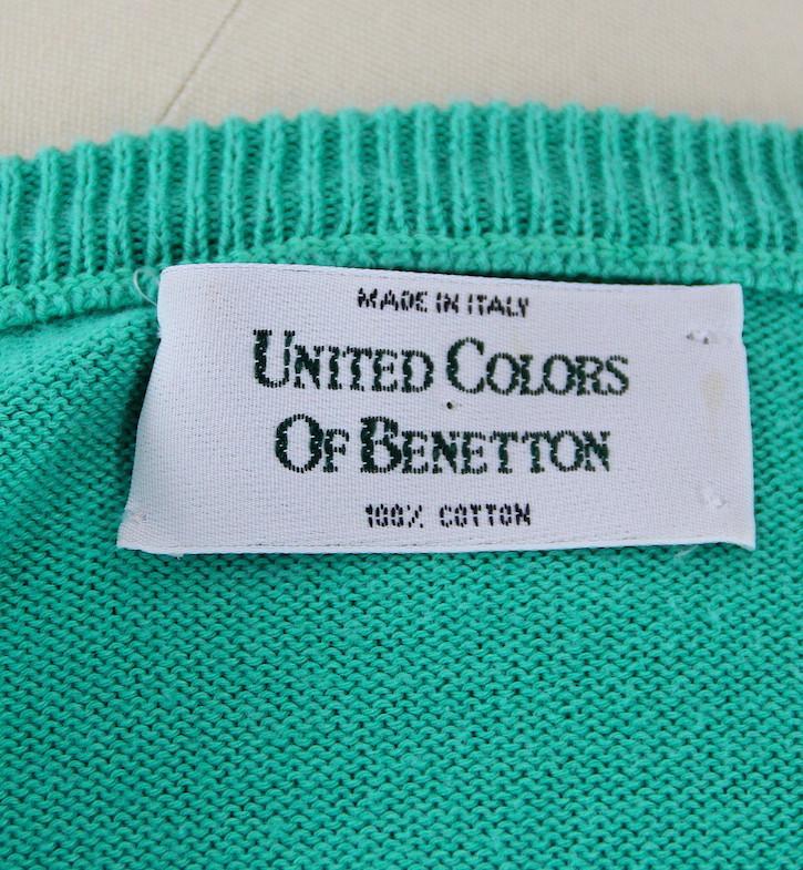 Vintage 1980s Benetton Green Knit Sweater Dress – ThisBlueBird
