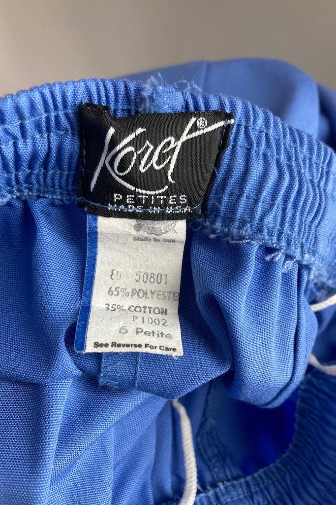 Vintage 1980s Blue Koret Skirt-ThisBlueBird