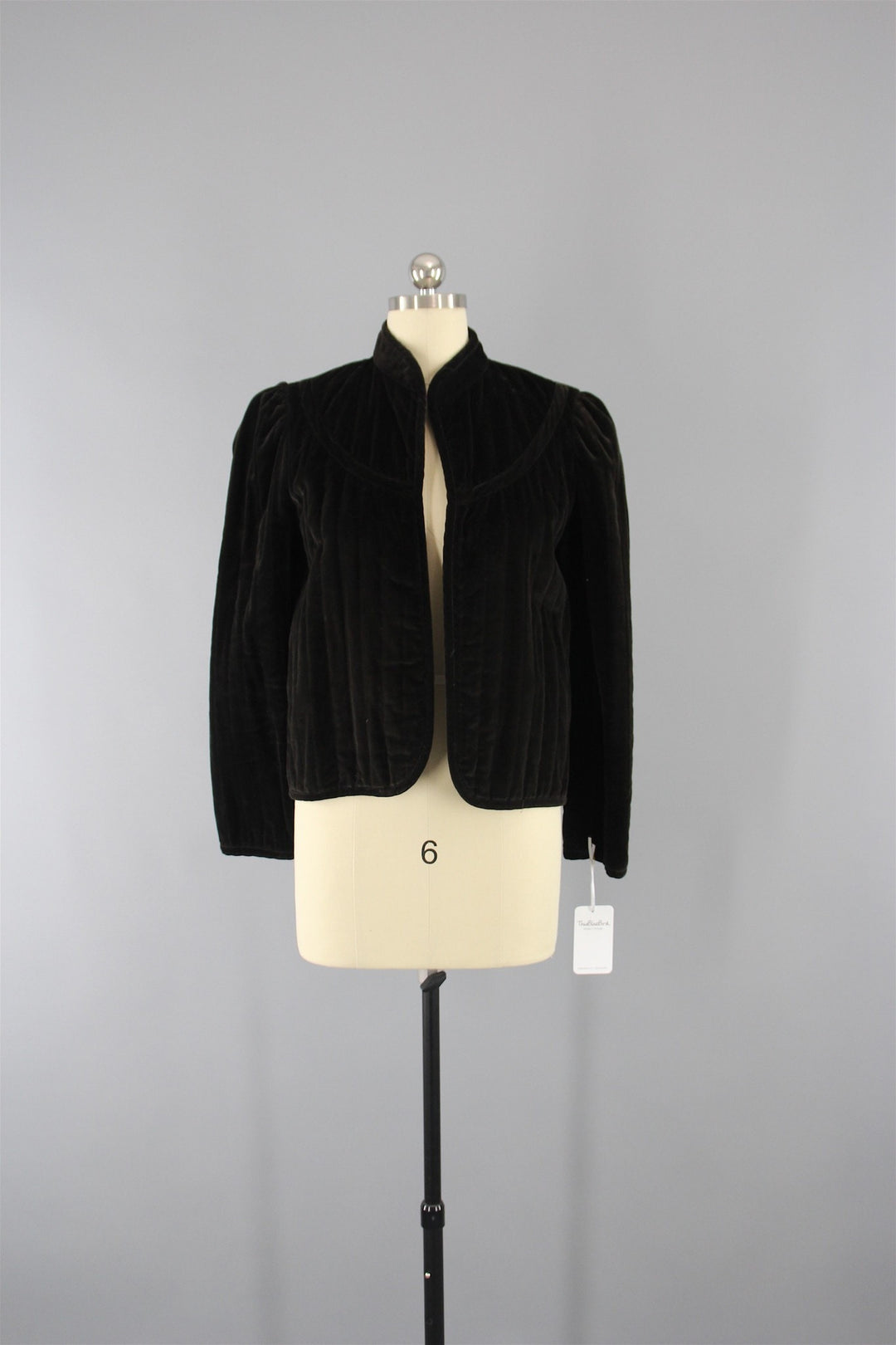 Vintage 1980s Brown Velvet Jacket - ThisBlueBird