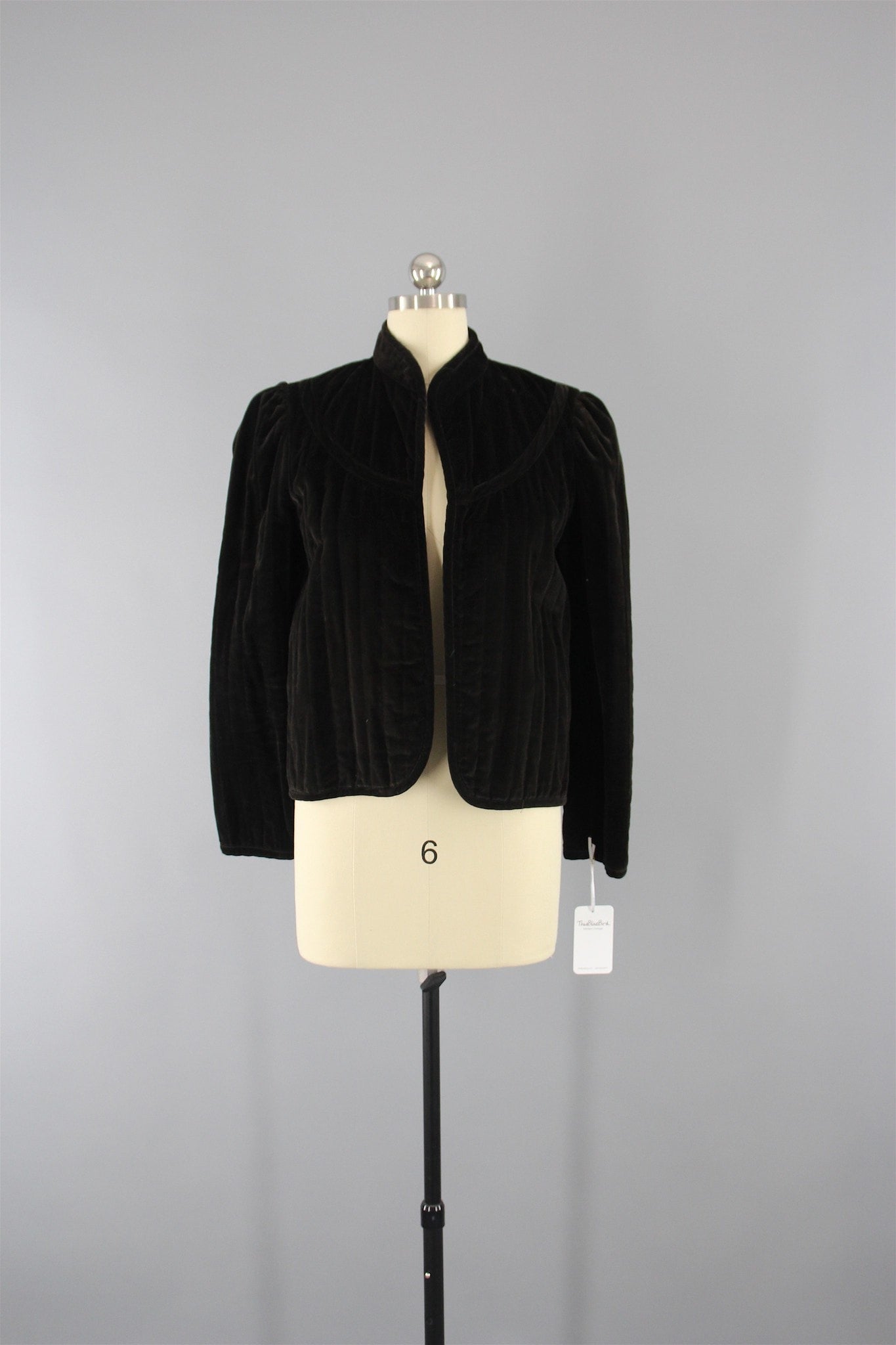 Vintage 1980s Brown Velvet Jacket - ThisBlueBird