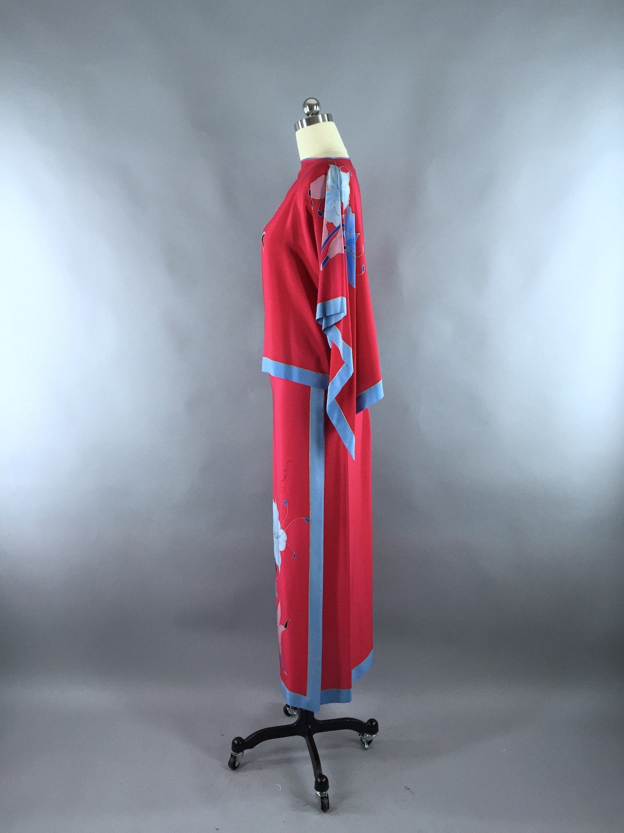 Vintage 1980s Silk Caftan Dress / Saks Fifth Ave - ThisBlueBird