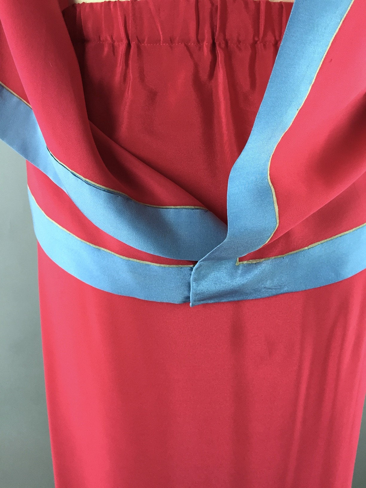 Vintage 1980s Silk Caftan Dress / Saks Fifth Ave - ThisBlueBird