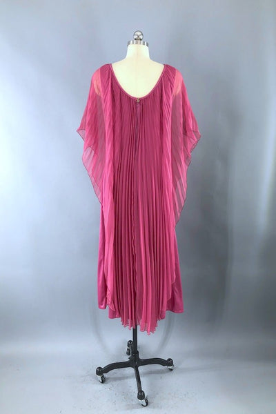 Vintage 70s Chiffon Caftan Dress-ThisBlueBird - Modern Vintage