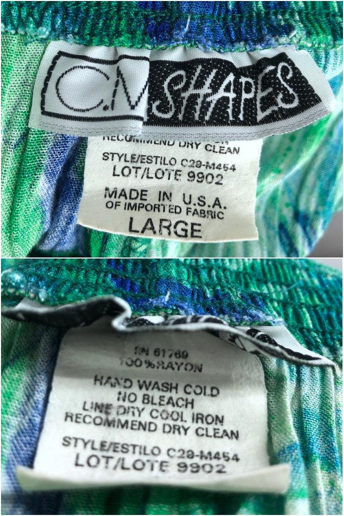 Vintage 80s Abstract Print Skirt-ThisBlueBird