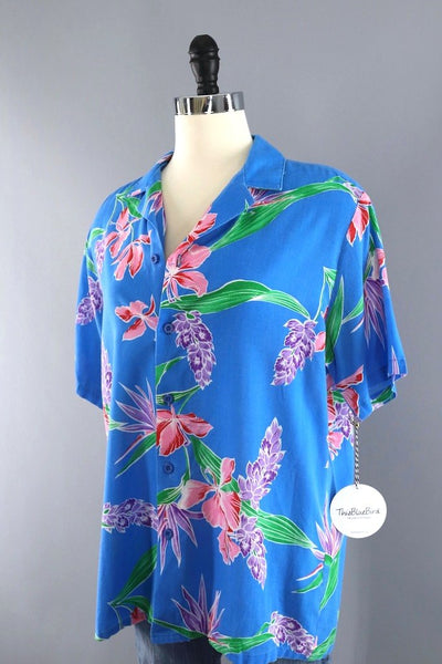 Vintage 80's Breakers Hawaiian Shirt-ThisBlueBird - Modern Vintage