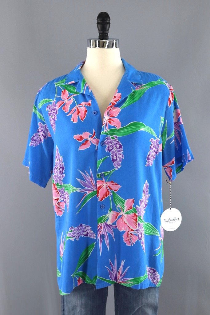 Vintage 80's Breakers Hawaiian Shirt-ThisBlueBird - Modern Vintage