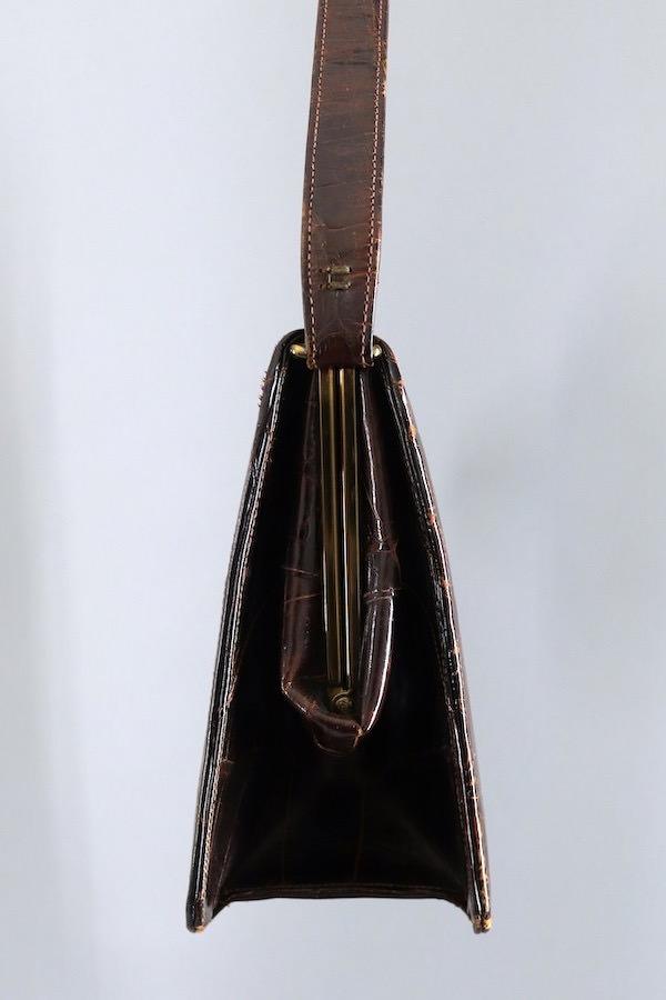 Vintage Alligator Handbag-ThisBlueBird - Modern Vintage