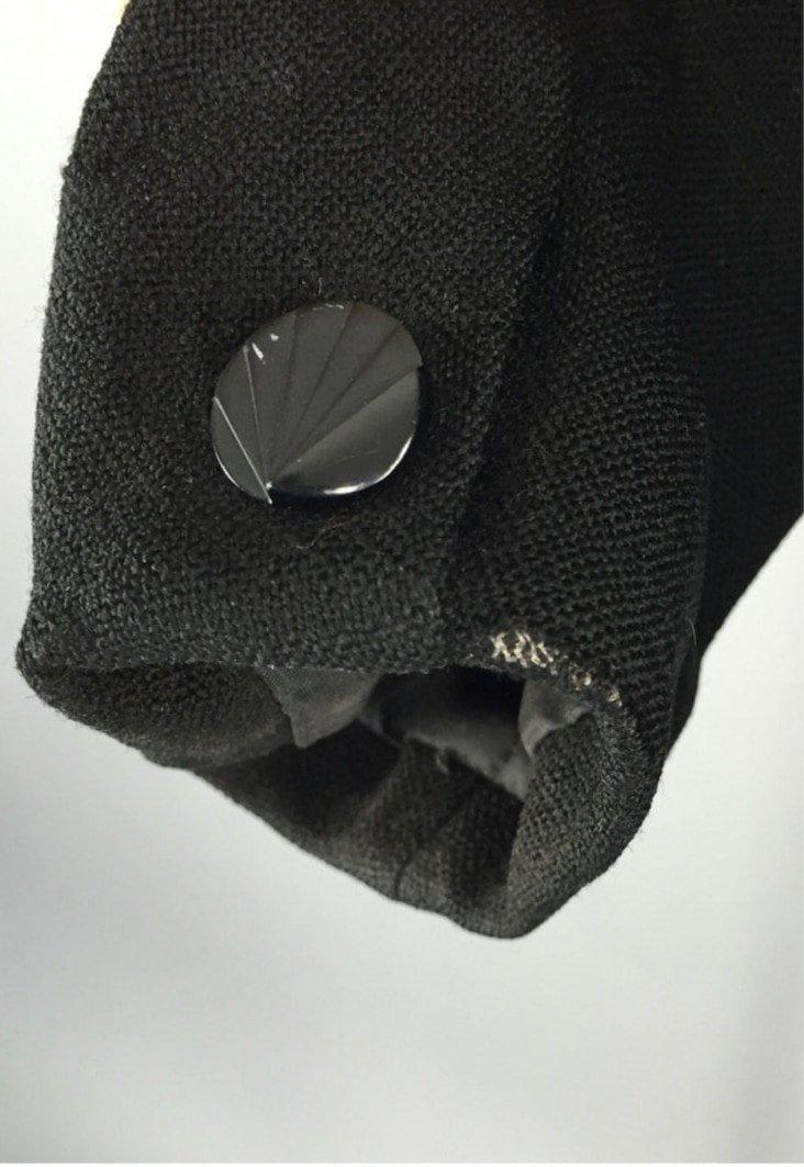 Vintage Black Riding Jacket / Caplet - ThisBlueBird