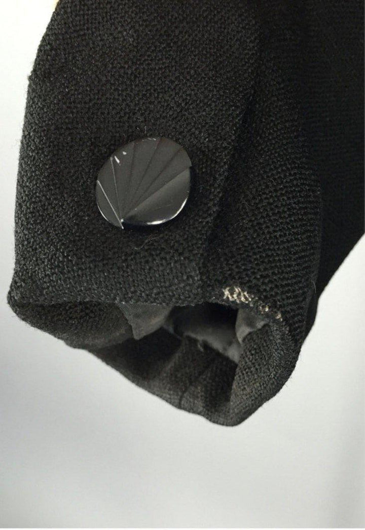 Vintage Black Riding Jacket / Caplet - ThisBlueBird