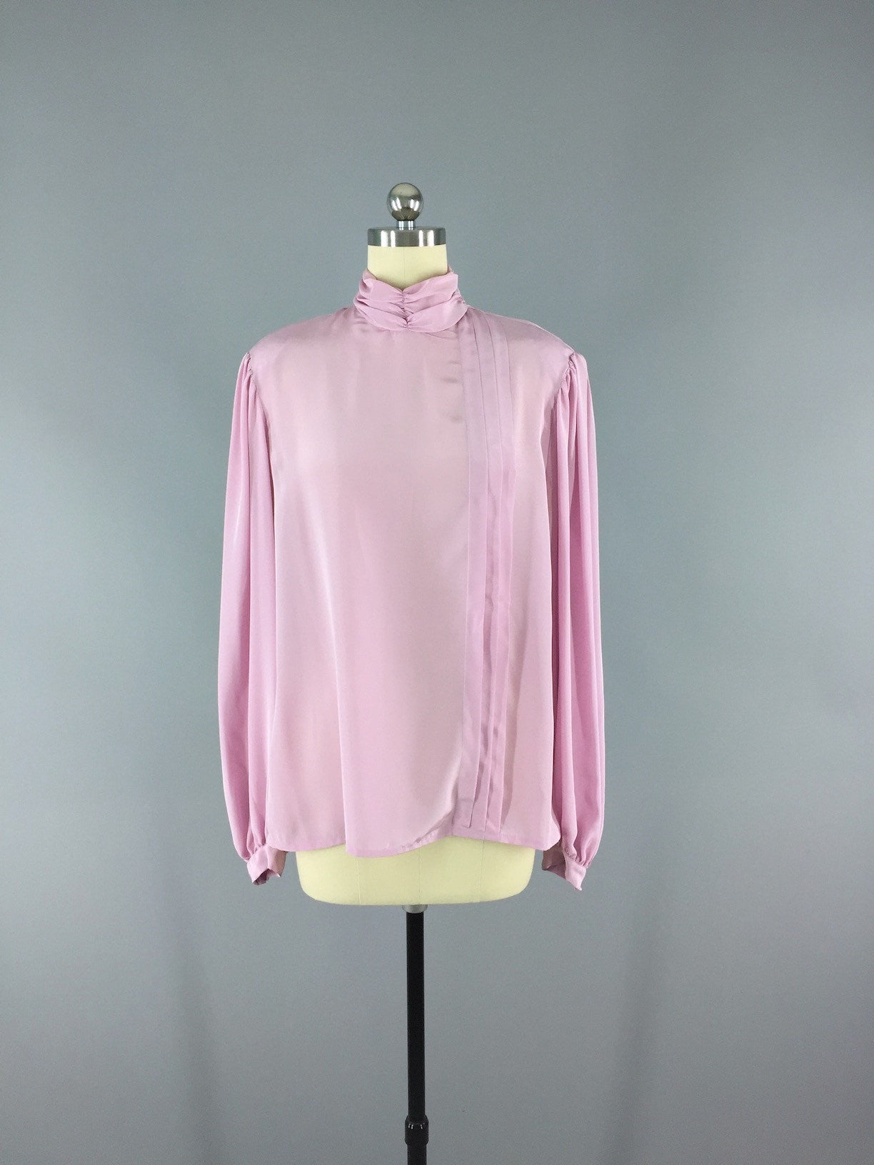 Vintage Blouse / Pastel Pink - ThisBlueBird