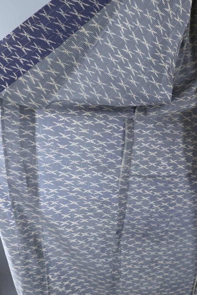 Vintage Blue Dragonflies Kimono Robe ThisBlueBird