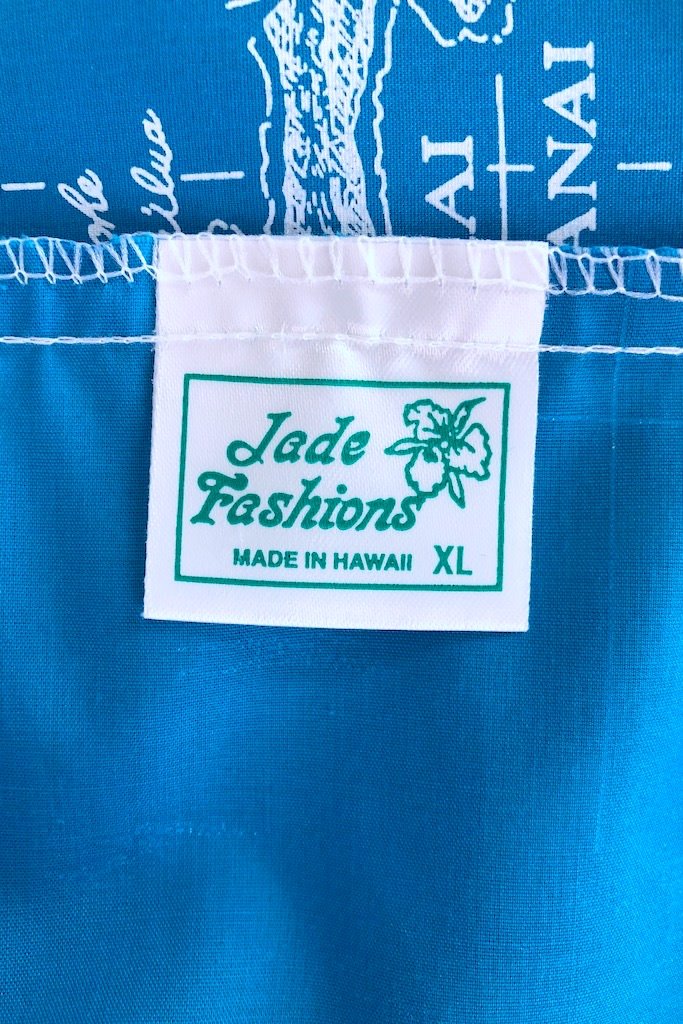 Vintage Blue Hawaii Aloha Dress-ThisBlueBird - Modern Vintage