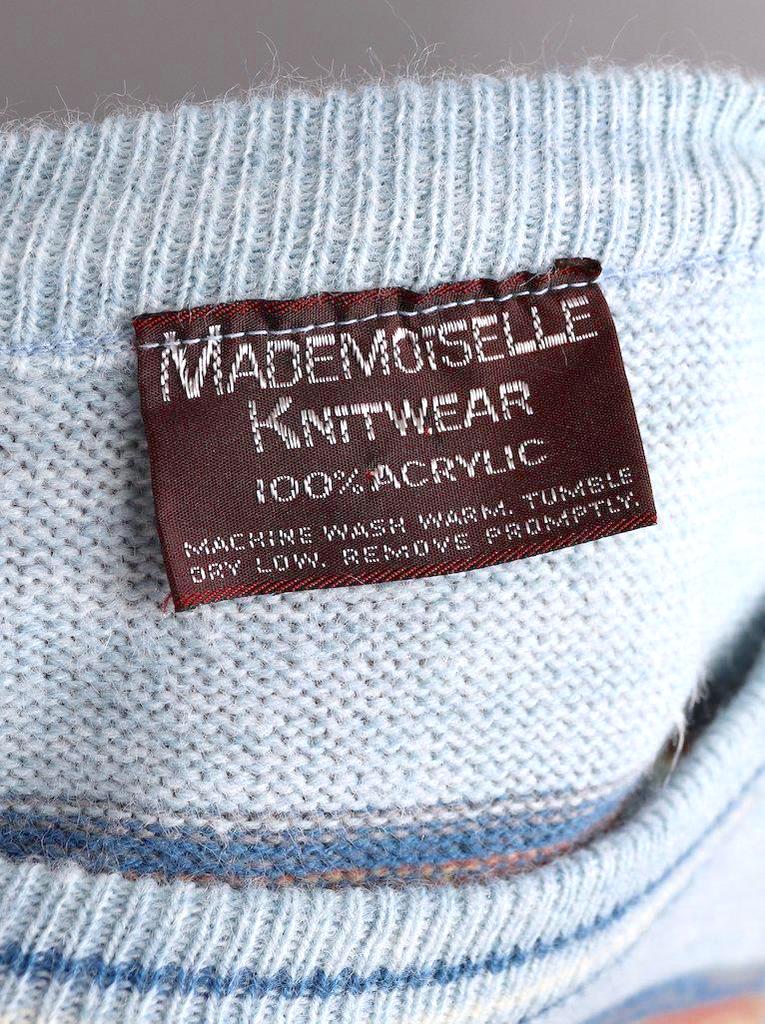 Vintage Blue Snowflake Sweater-ThisBlueBird