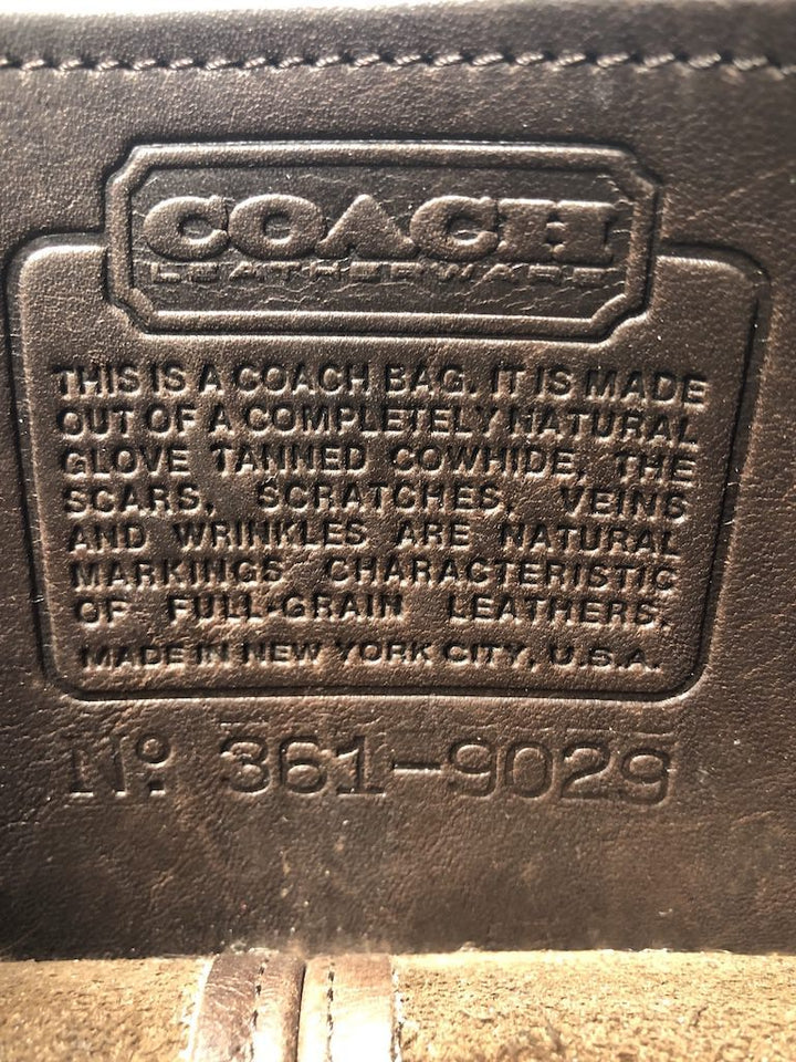 Vintage Coach Bag, NYC 