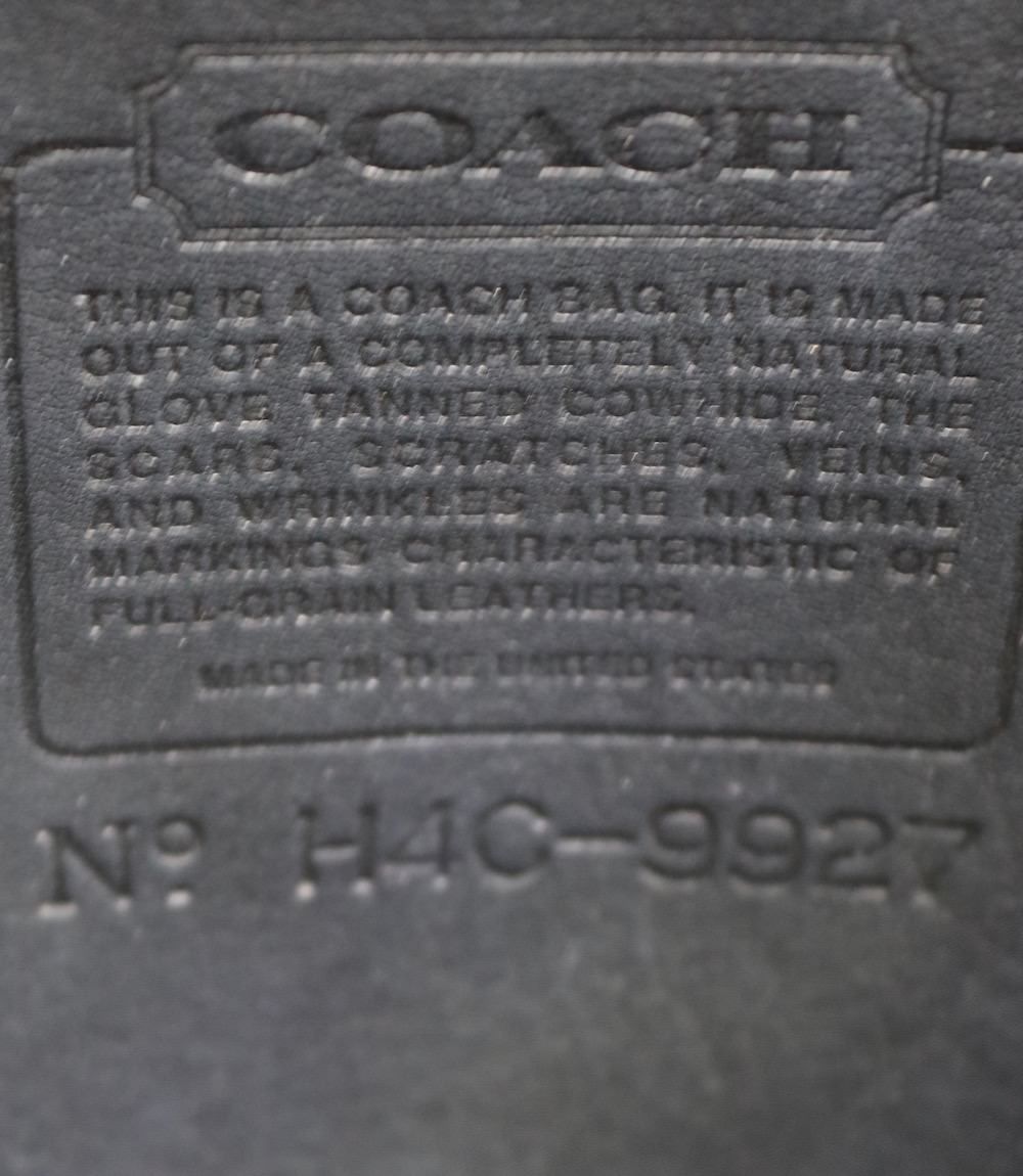 Vintage Coach Willis Medium Messenger Bag Black Leather Style H4C 9927 - ThisBlueBird