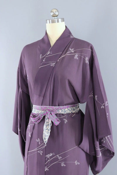 Vintage Crickets Print Kimono Robe-ThisBlueBird - Modern Vintage