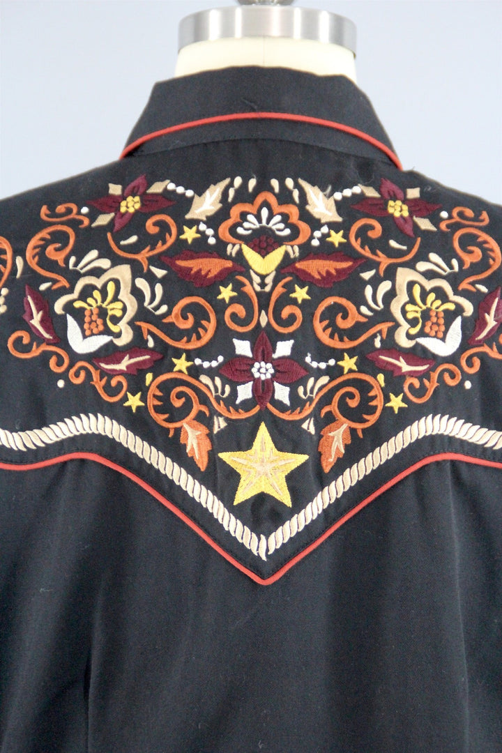 Vintage Embroidered Cowgirl Western Shirt by Scully - ThisBlueBird