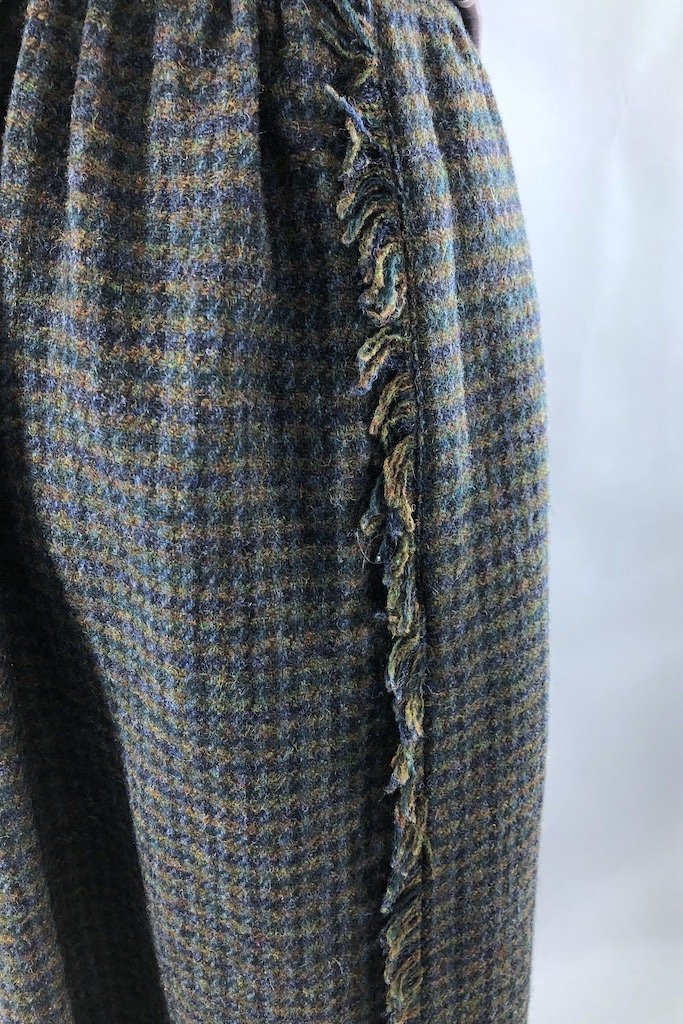 Vintage Escada Houndstooth Wool Skirt-ThisBlueBird - Modern Vintage