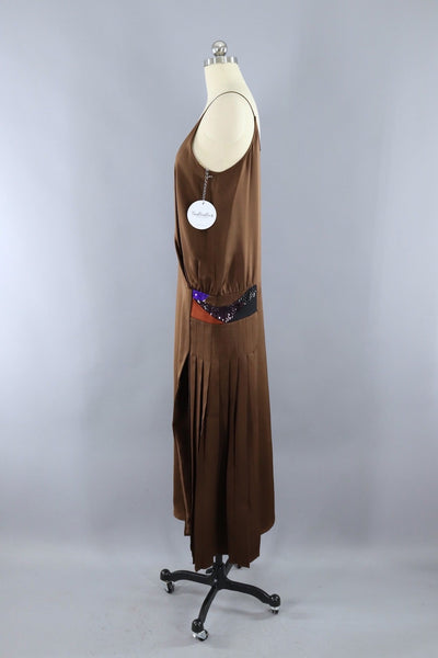 Vintage Gianfranco Ferre Silk Maxi Dress - ThisBlueBird
