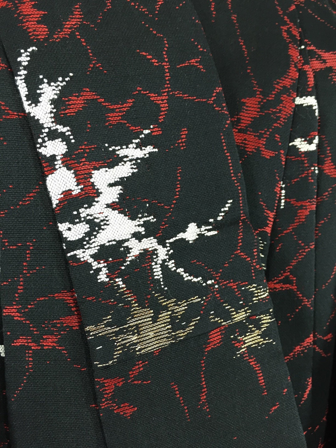 Vintage Kimono / Gothic Black Abstract - ThisBlueBird