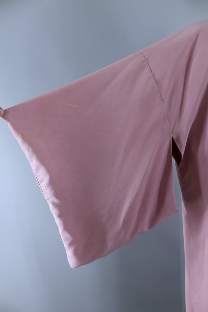 Vintage Kimono Robe / Lavender Houses - ThisBlueBird