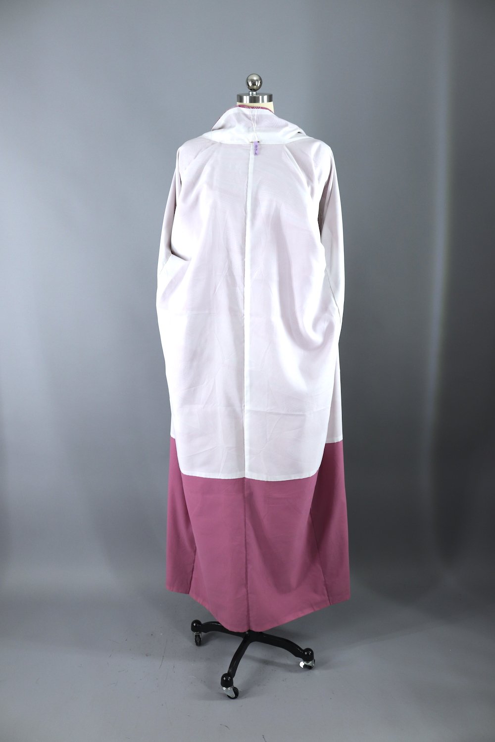 Vintage Kimono Robe / Purple Waves of Majesty - ThisBlueBird