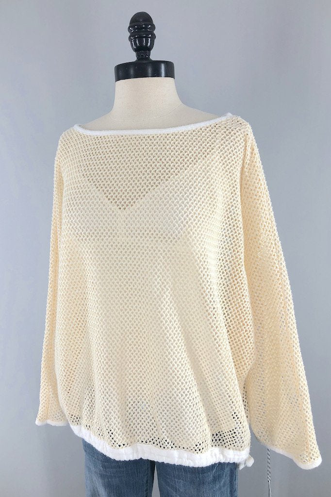 Vintage Mesh Summer Top-ThisBlueBird - Modern Vintage