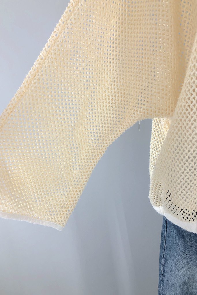 Vintage Mesh Summer Top-ThisBlueBird - Modern Vintage