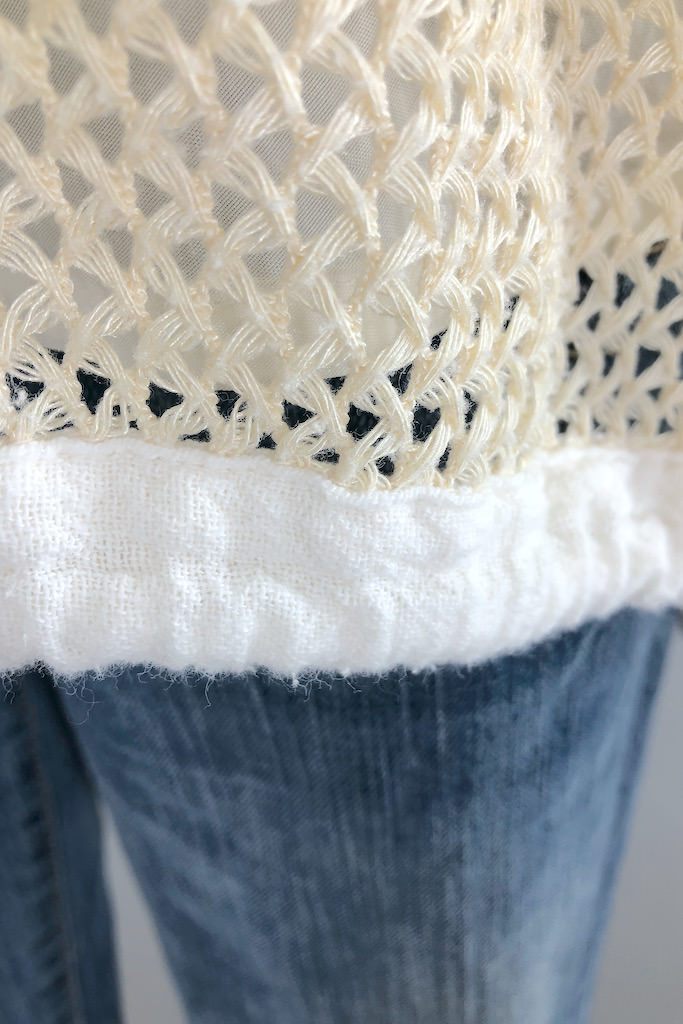 Vintage Mesh Summer Top-ThisBlueBird - Modern Vintage