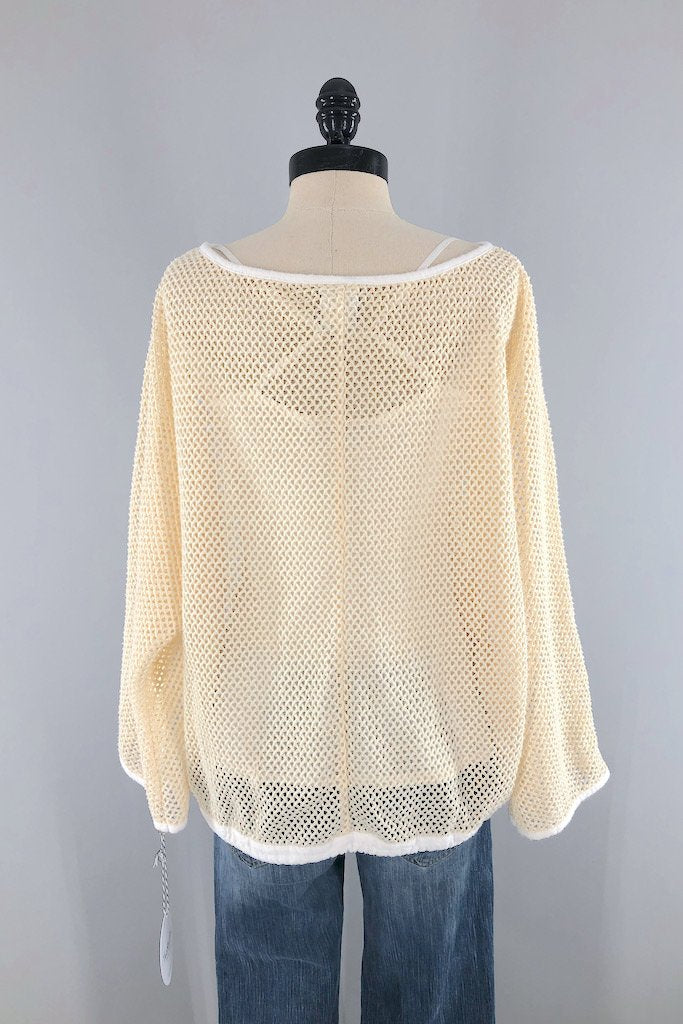 Vintage Mesh Summer Top-ThisBlueBird - Modern Vintage