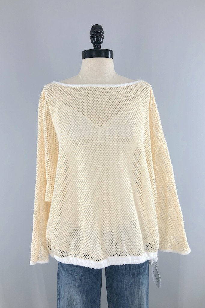 Vintage Mesh Summer Top-ThisBlueBird - Modern Vintage