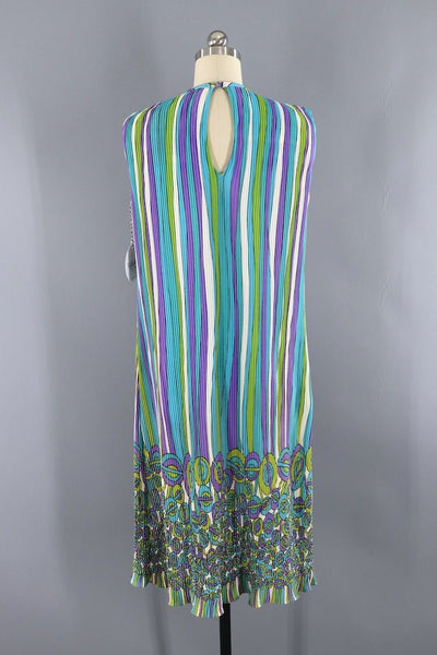 Vintage Mod Geometric Summer Dress-ThisBlueBird - Modern Vintage