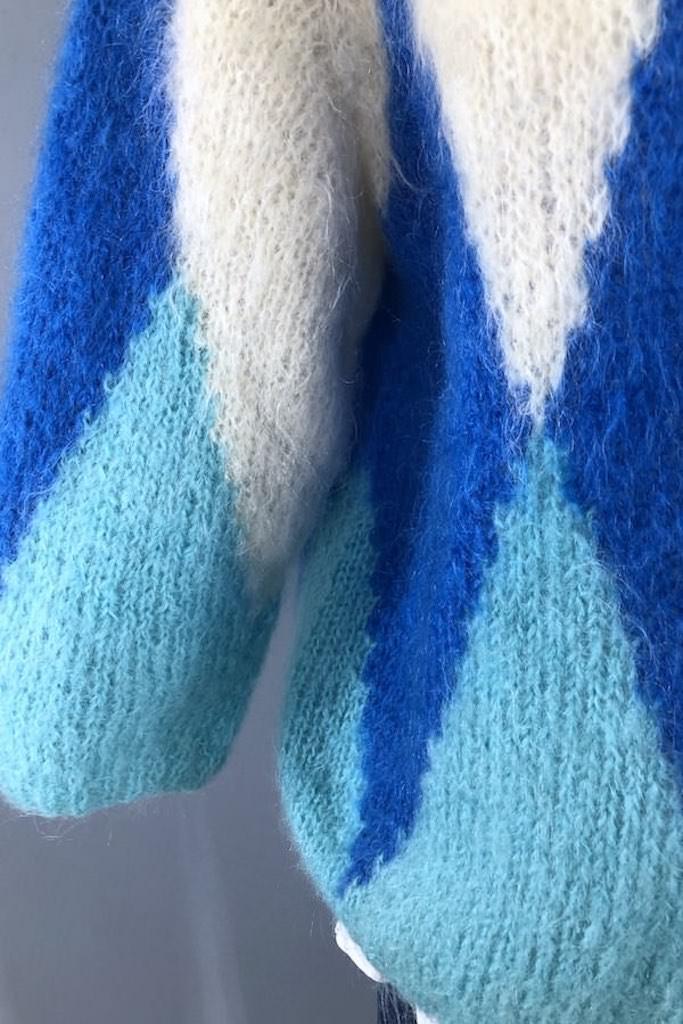 Vintage Mohair Cardigan Sweater-ThisBlueBird - Modern Vintage