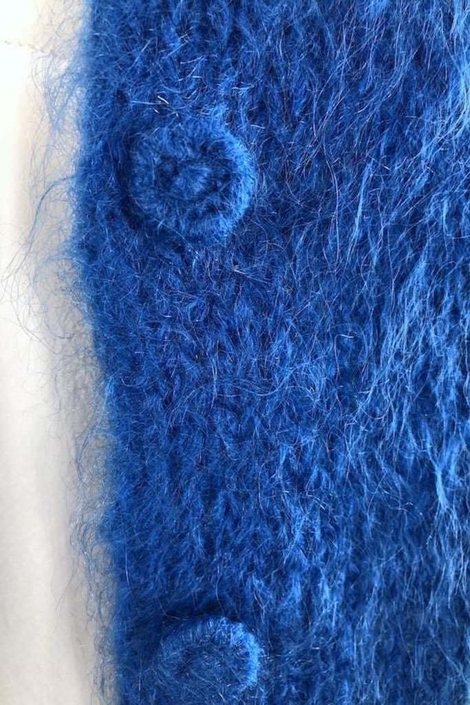 Vintage Mohair Cardigan Sweater-ThisBlueBird - Modern Vintage