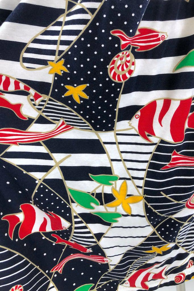 Vintage Nautical Tropical Fish Skirt-ThisBlueBird