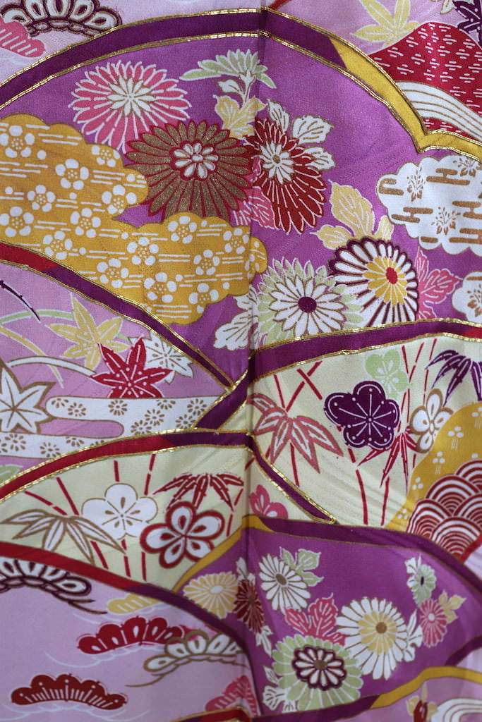 Vintage Orchid Pink Silk Kimono Robe-ThisBlueBird - Modern Vintage