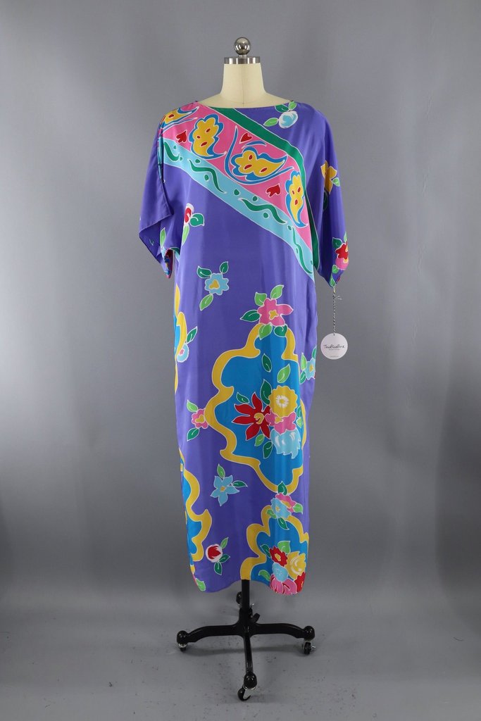 Vintage Oscar de la Renta Caftan Dress-ThisBlueBird - Modern Vintage