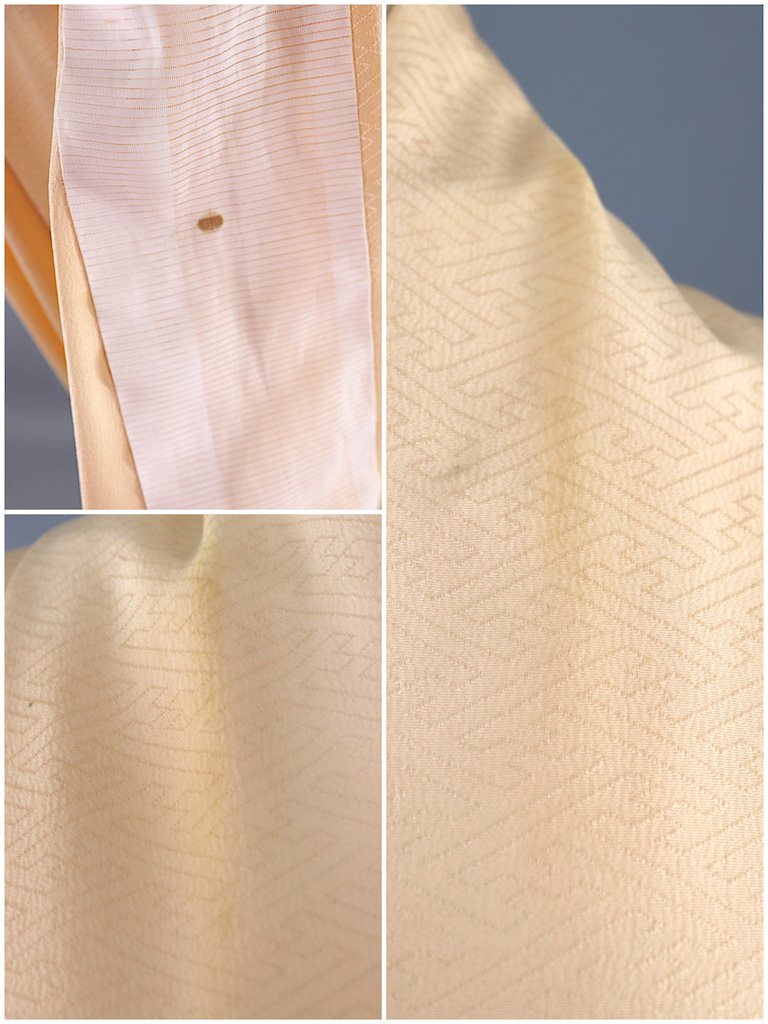 Vintage Pastel Yellow Ombre Silk Kimono Robe-ThisBlueBird - Modern Vintage