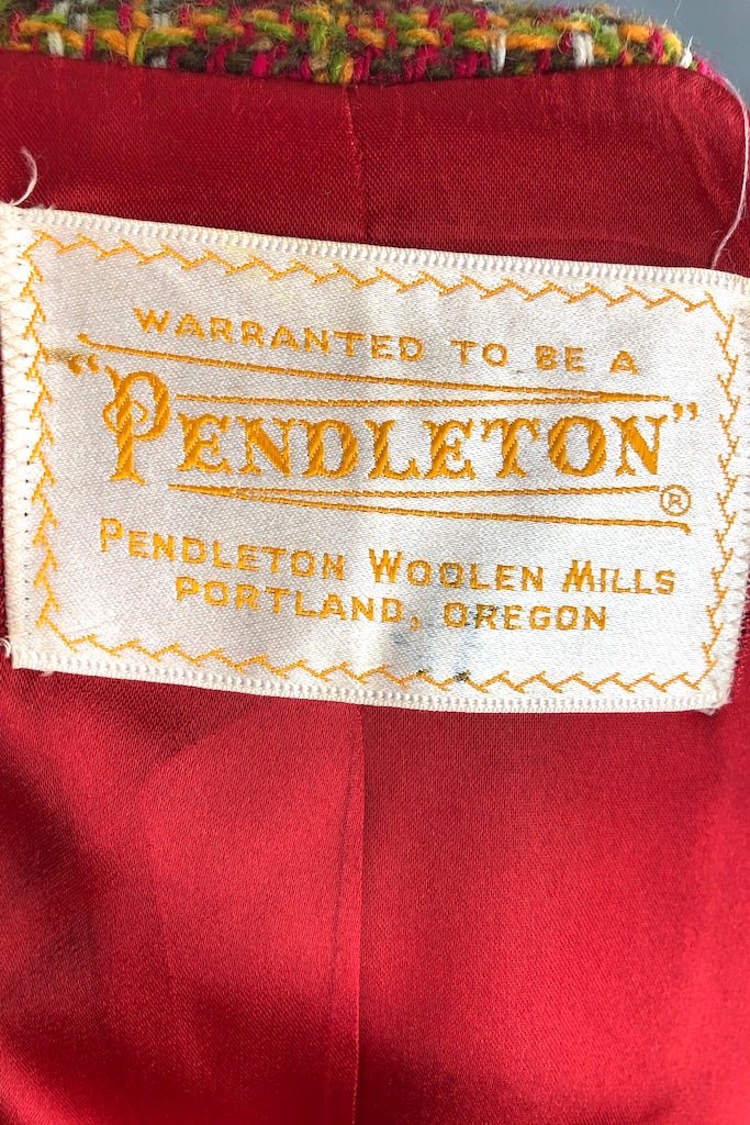 Vintage Pendleton Pink Wool Trench Coat – ThisBlueBird