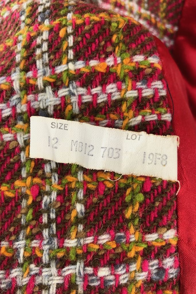 Vintage Pendleton Pink Wool Trench Coat-ThisBlueBird - Modern Vintage