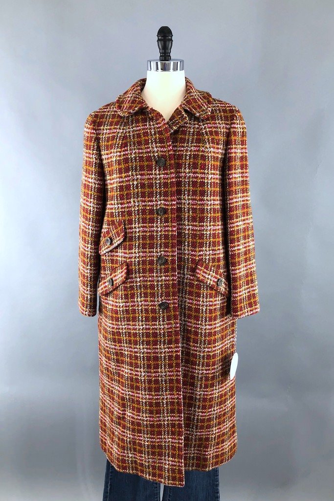 Vintage Pendleton Pink Wool Trench Coat – ThisBlueBird