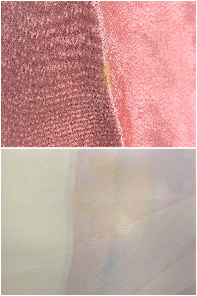 Vintage Pink &amp; Gold Floral Silk Kimono Robe-ThisBlueBird - Modern Vintage