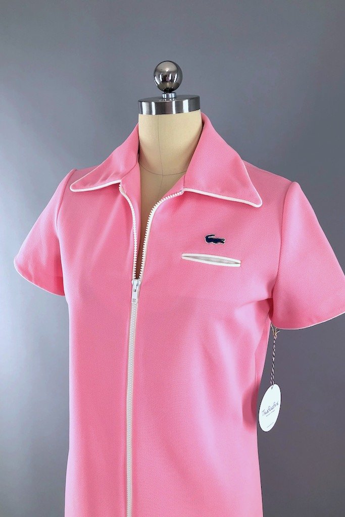 Vintage Pink Izod Lacoste Dress-ThisBlueBird - Modern Vintage