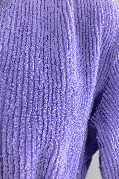 Vintage Purple Chenille Bathrobe-ThisBlueBird - Modern Vintage