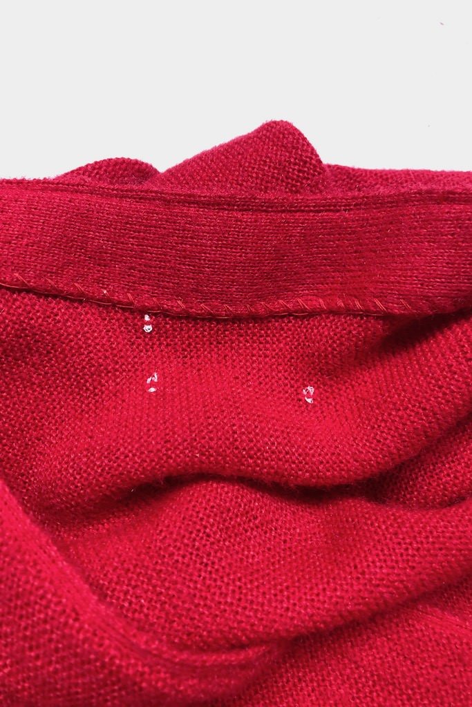 Vintage Red Izod Lacoste Cardigan Sweater-ThisBlueBird - Modern Vintage