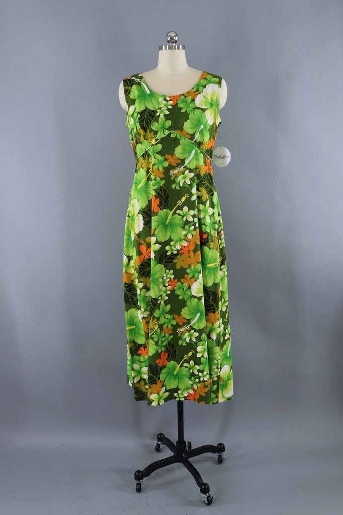 Vintage Royal Hawaiian Maxi Dress-ThisBlueBird - Modern Vintage