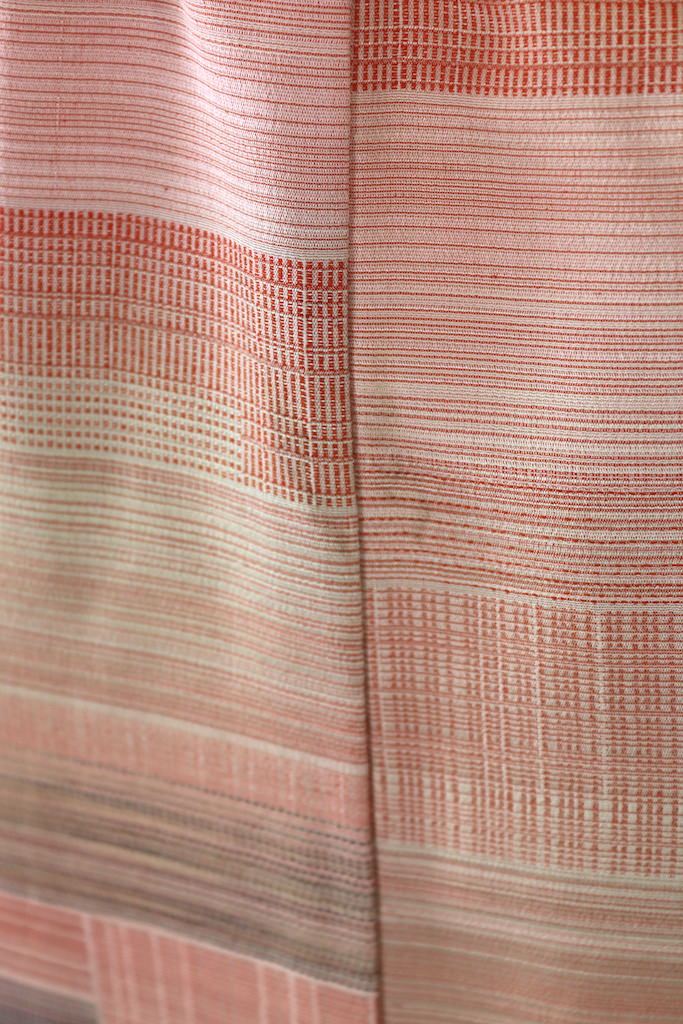 Vintage Salmon Pink Silk Kimono Robe-ThisBlueBird - Modern Vintage