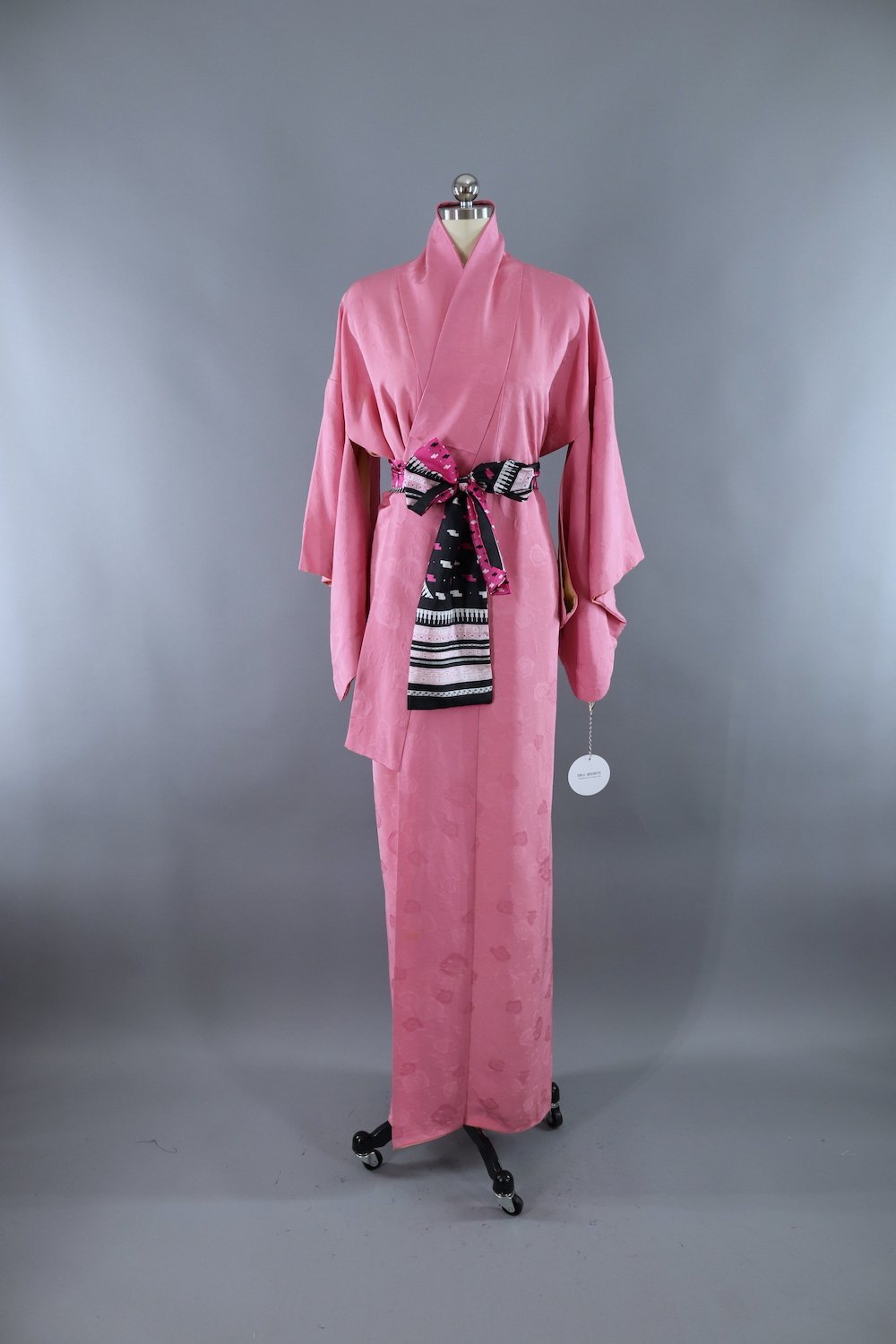 Vintage Silk Kimono Robe / Pink Floral – ThisBlueBird